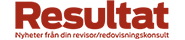 Affärstidningen Resultat utges av FAR AKADEMI Logo Resultat